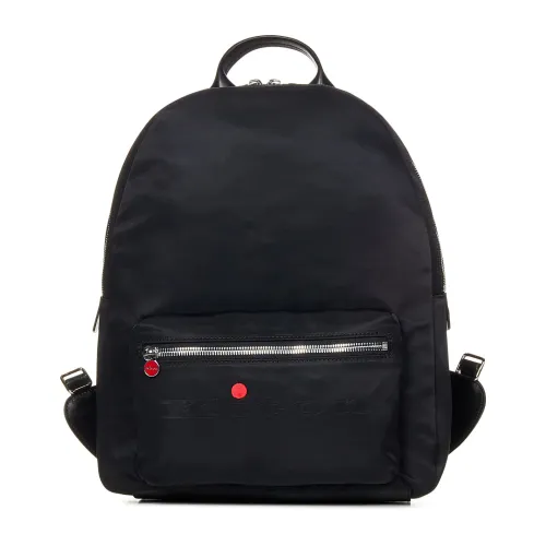 Kiton , Black Nylon Backpack ,Black male, Sizes: ONE SIZE