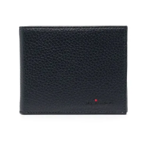 Kiton , Card Holder Wallets ,Blue male, Sizes: ONE SIZE