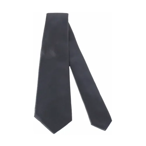 Kiton , Geometric Composition Necktie ,Gray male, Sizes: ONE