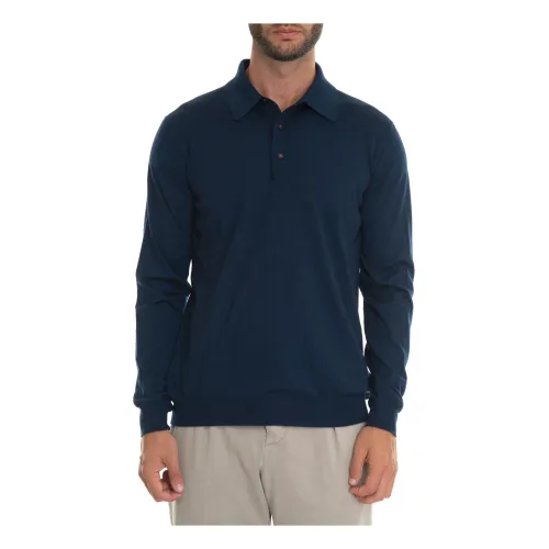 Kiton , Knitwear Collection ,Blue male, Sizes: