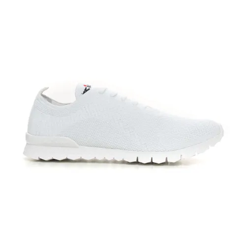 Kiton , Lace-up Sneakers with Slip-on Style ,White male, Sizes: