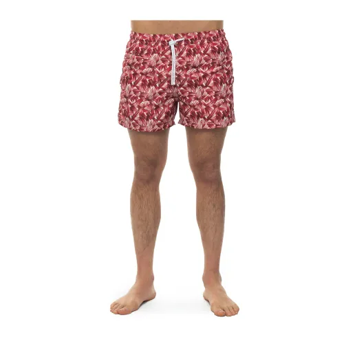 Kiton , Short Boardshorts ,Red male, Sizes:
