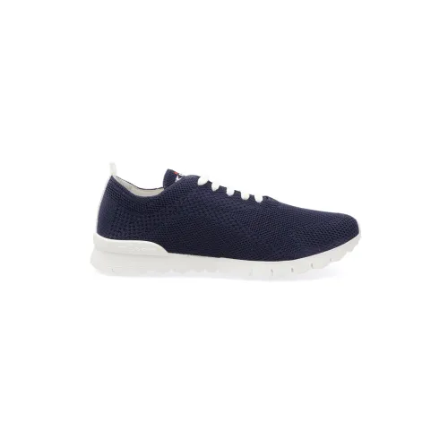 Kiton , Stylish Blue Laced Shoes Ss23 ,Blue male, Sizes: