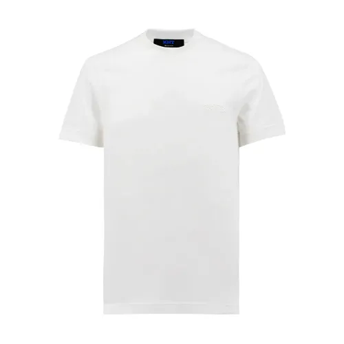 Kiton , White Ss23 Men`s Polo Shirt ,White male, Sizes: