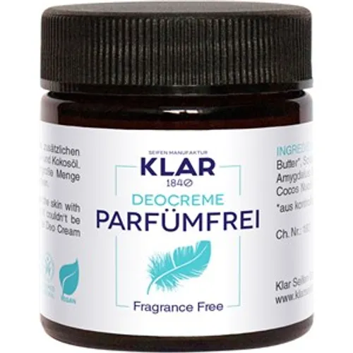 Klar Soaps Fragrance free Unisex 30 ml