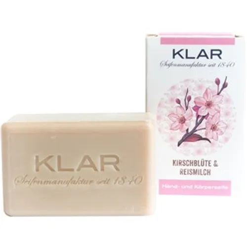 Klar Soaps Hand and Body Soap Cherry Blossom & Rice Milk Unisex 100 g