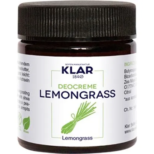 Klar Soaps Lemongrass Unisex 30 ml