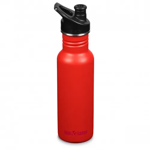 Klean Kanteen - Classic Narrow with Sport Cap - Water bottle size 532 ml, red