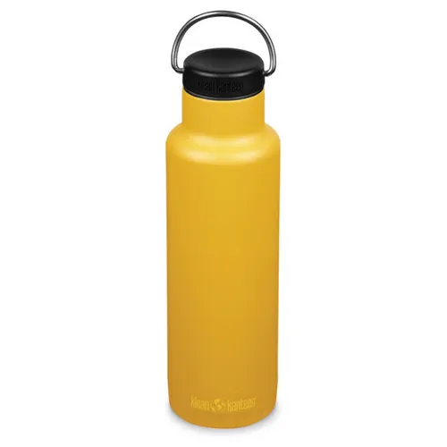 Klean Kanteen - Classic with Loop Cap - Water bottle size 800 ml, yellow