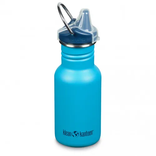 Klean Kanteen - Kid's Classic Narrow with Sippy Cap - Water bottle size 355 ml, blue