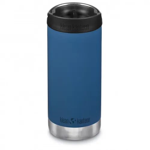 Klean Kanteen - TKWide Vacuum Insulated with Café Cap - Insulated bottle size 355 ml, blue