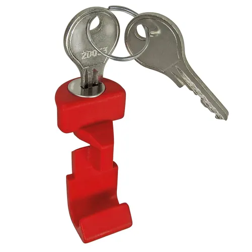 KlickFix Accessory button red with lock