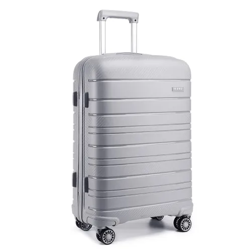 Kono 24 Inch Lightweight Medium Hard Shell Suitcase 66L