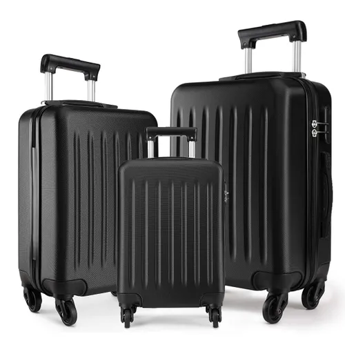 Kono Luggage Set 3 Pieces Suitcases Lightweight ABS Hard