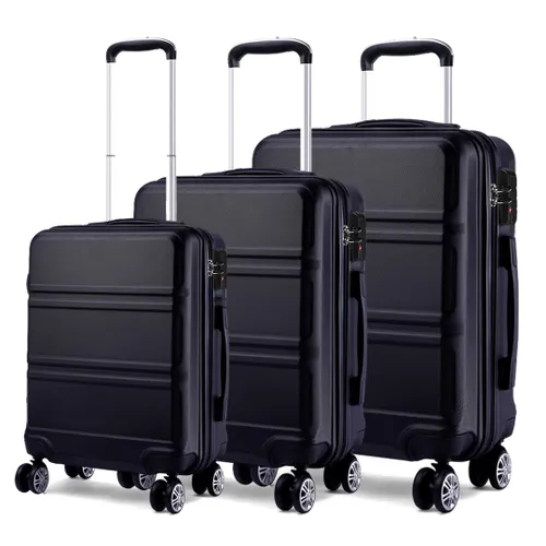 Kono Luggage Sets of 3 Piece Lightweight 4 Spinner Wheels