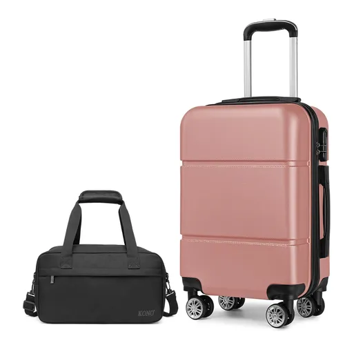 Kono Suitcase Set 2 Piece Luggage Set Carry On Luggage ABS