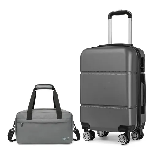 Kono Suitcase Set 2 Piece Luggage Set Carry On Luggage ABS