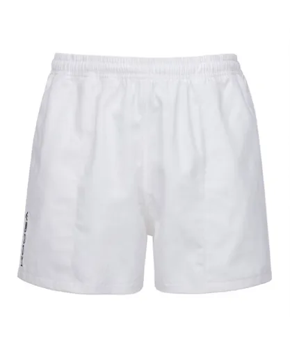 KooGa Mens Rugby Sports Shorts - White