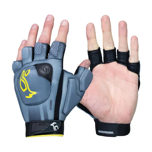 Kookaburra Hydra Hockey Gloves - Grey - XS L/H