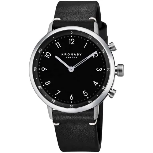 Kronaby S3126/1 Men's Black Nord Hybrid Smartwatch