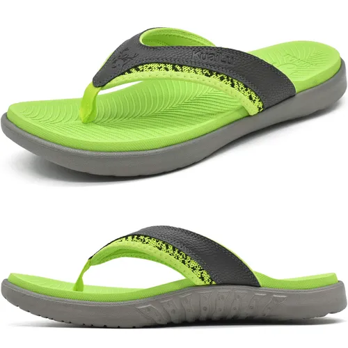 KuaiLu Men's Orthopaedic Sandals with Comfort Arch Support