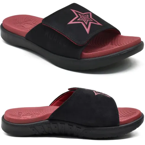 KuaiLu Mens Orthotic Slides Soft Cushion Sport Sandals with