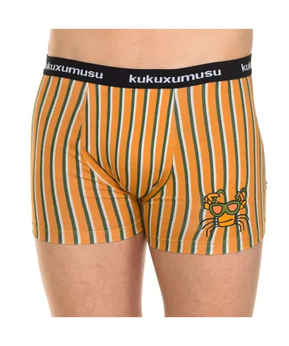 Kukuxumusu Mens Thin elastic boxer and fabric adaptable to the body 98246 men - Orange