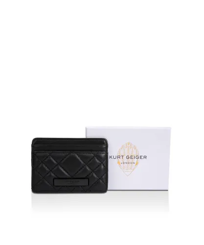 Kurt Geiger London Womens Leather Kgl Card Holder B - Black Leather (archived) - One Size