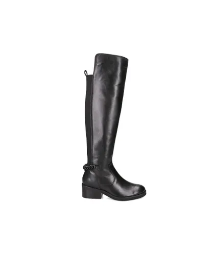Kurt Geiger London Womens Leather Kgl Chelsea Over The Knee Boots - Black Leather (archived)