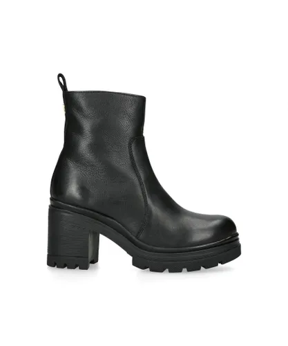 Kurt Geiger London Womens Leather Kgl Covent Pull On Boots - Black Leather (archived)