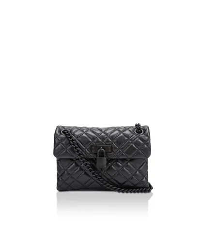 Kurt Geiger London Womens Leather Kgl Mini Brixton Lock Drc Bag - Black Leather (archived) - One Size