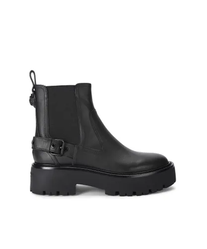 Kurt Geiger London Womens Leather Matilda Chelsea Boots - Black Leather (archived)