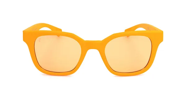 Kway Adventurier Yellow Men's Sunglasses Orange Size 49