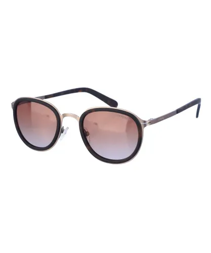 Kypers Jossie WoMens oval-shaped metal sunglasses - Brown Nylon - One