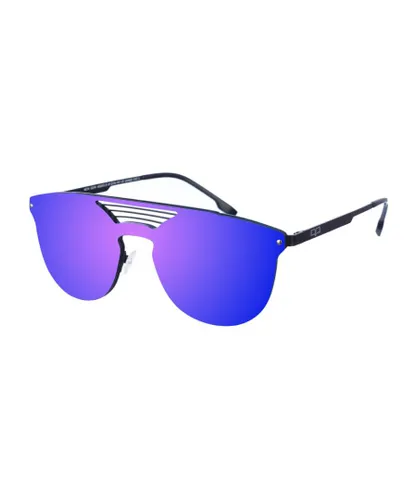 Kypers Unisex New Geri Oval Shaped Nylon Sunglasses - Silver - One