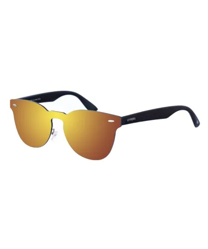 Kypers Unisex ROSE Oval Shape Nylon Sunglasses - Gold - One