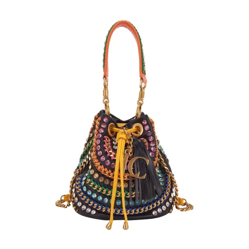 La Carrie , Studded Bucket Bag Black ,Multicolor female, Sizes: ONE SIZE
