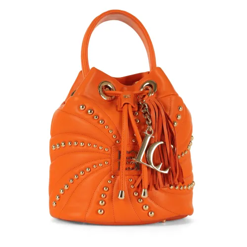 La Carrie , Studded Bucket Bag ,Orange female, Sizes: ONE SIZE