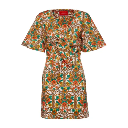 La DoubleJ , Peek-A-Boo Mini Dress ,Multicolor female, Sizes: