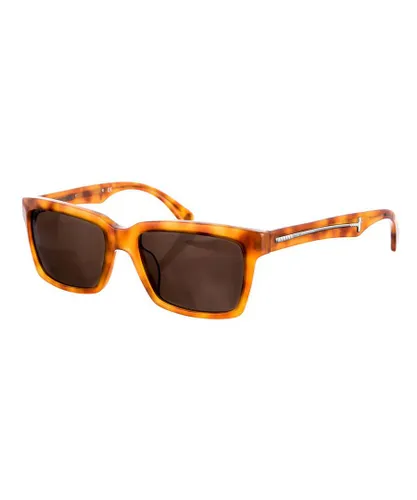 La Martina Mens Acetate sunglasses with rectangular shape LM52402 men - Brown - One