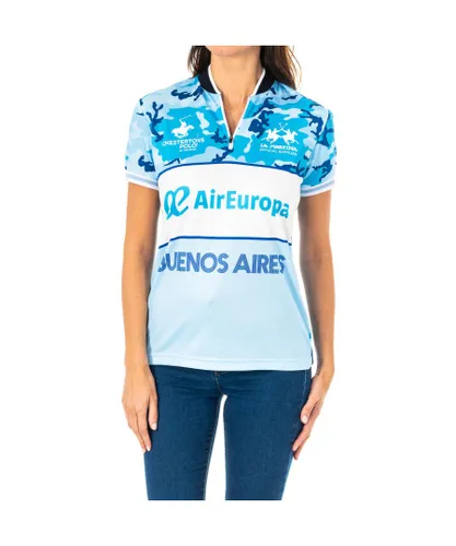 La Martina Womenss short-sleeved technical polo shirt 2WZ002 - Multicolour