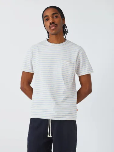 La Paz Pocket Stripe T-Shirt - Blue/Multi - Male