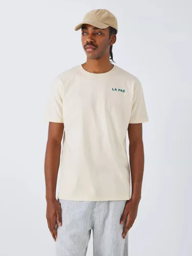 La Paz Print T-Shirt - Palm Ecru - Male