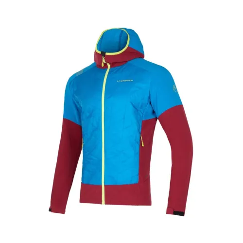 La Sportiva , Breathable Hybrid Jacket with Zip ,Blue male, Sizes: