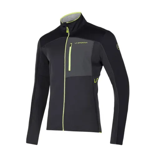 La Sportiva , Carbon/Lime Punch Elements Jacket ,Black male, Sizes: