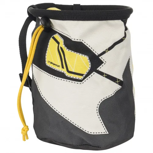 La Sportiva - Solution Chalk Bag - Chalk bag size One Size, black/white