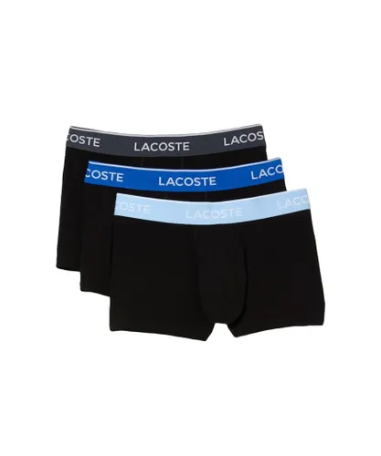 Lacoste 3-pack Mens underpants - Black Cotton