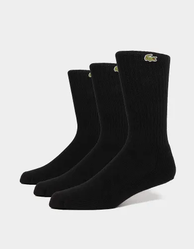Lacoste 3-Pack Sport Socks - Black