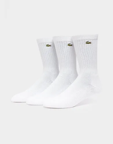 Lacoste 3-Pack Sport Socks - White