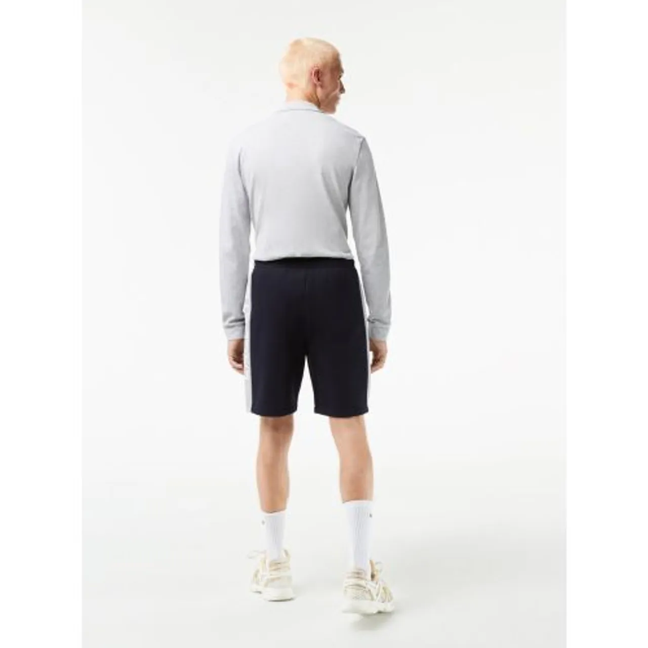 Lacoste Abysm Silver Chine Cotton  Shorts